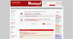 Desktop Screenshot of anunturi.monitorulbt.ro